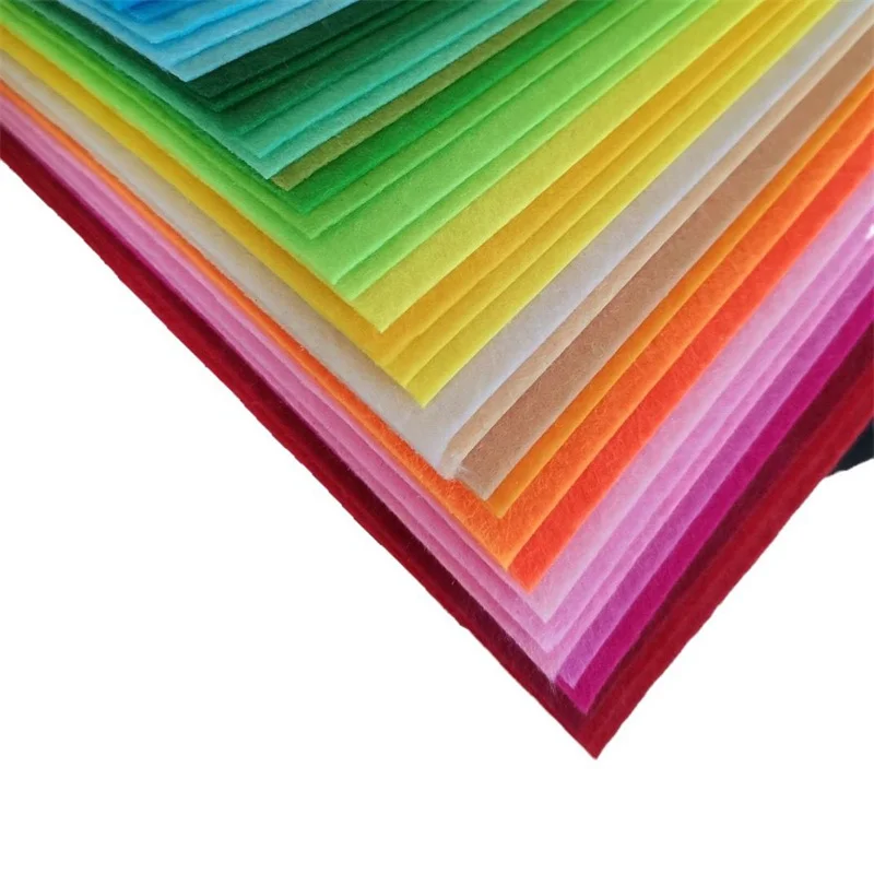 40 Шт. Набор Фетровых Тканей Для Рукоделия 15x10 См Diy Нетканый Материал Полиэфирная