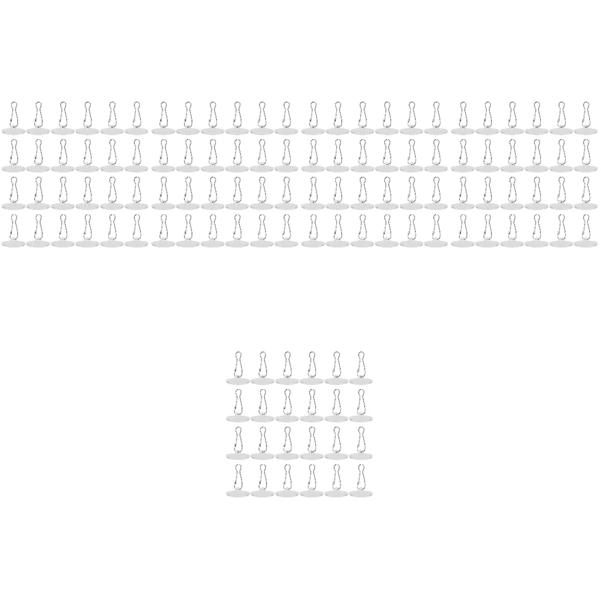 

150 sets Traceless Sturdy Practical Hooks For Hanging Wall Hooks Wall Hooks Heavy Duty Bathroom Hooks