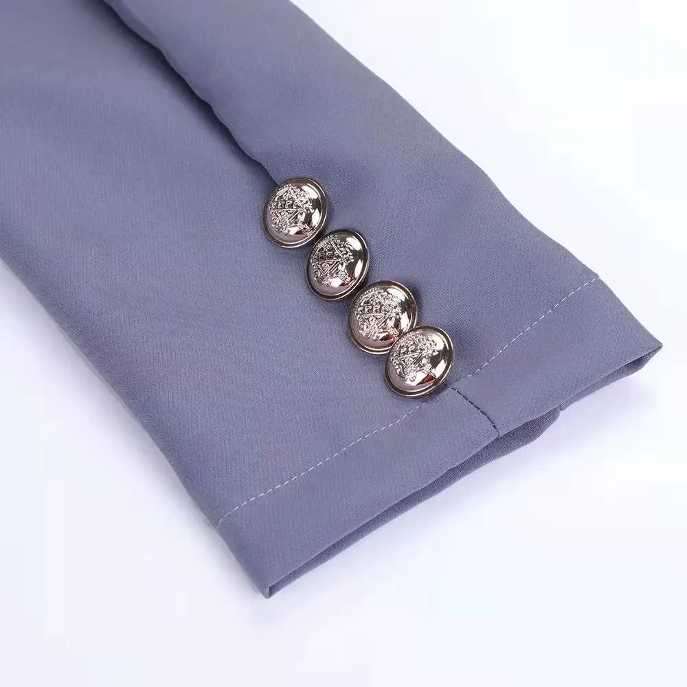 Fashion Blazers Buttonless Blazer Suit Women Office 2021 Solid Colors Long Sleeve Formal Suits for Women Spring Autumn 7 Color