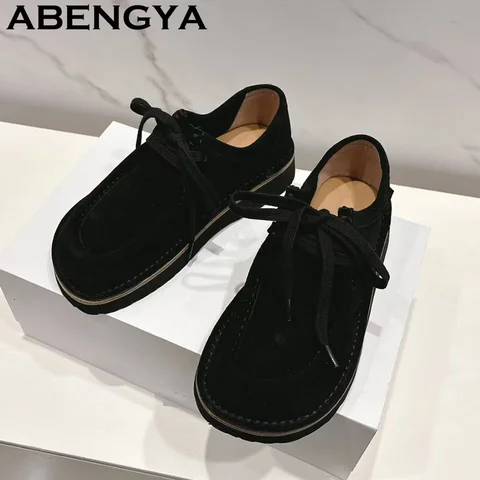 100% замша, замшевые лоферы на шнуровке, женские и мужские телесные повседневные туфли на плоской подошве с круглым носком, мокасины, женские туфли для вождения, женские туфли