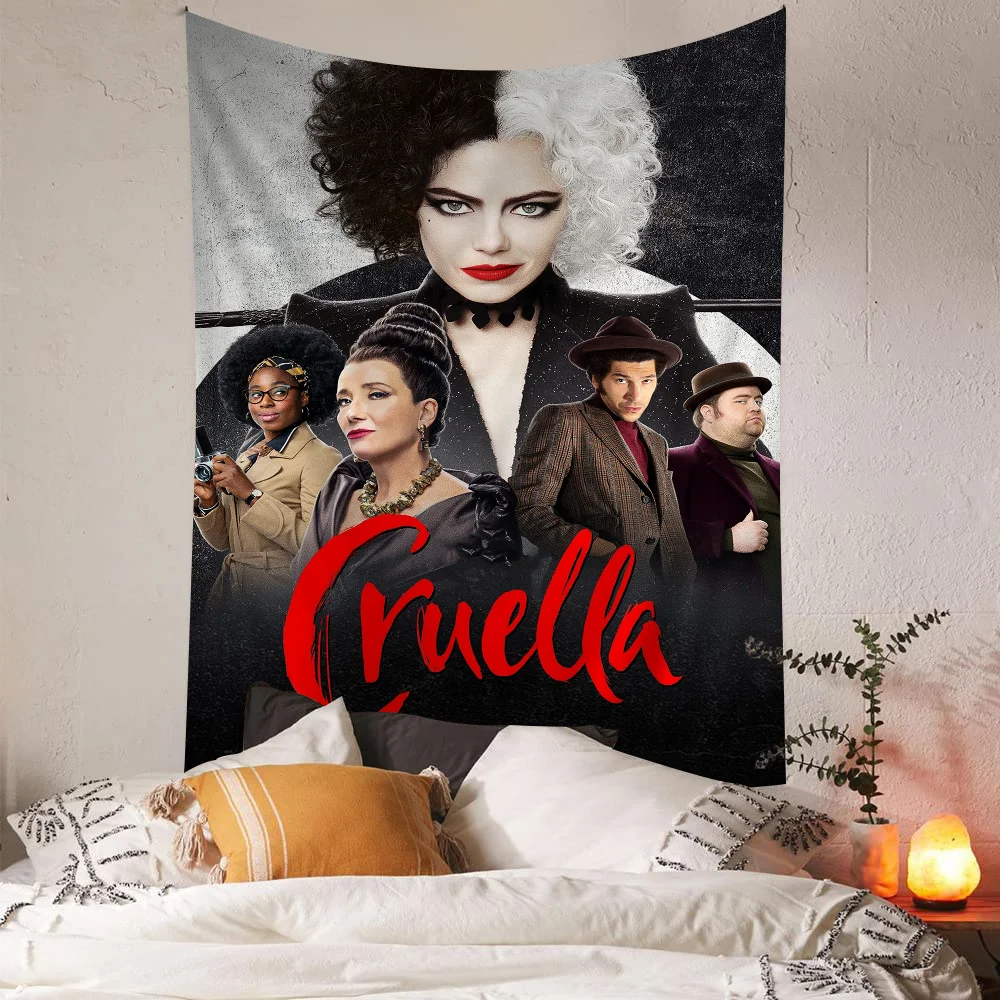 Настенный гобелен из фильма C-Cruella подвесной Таро хиппи настенные коврики листы