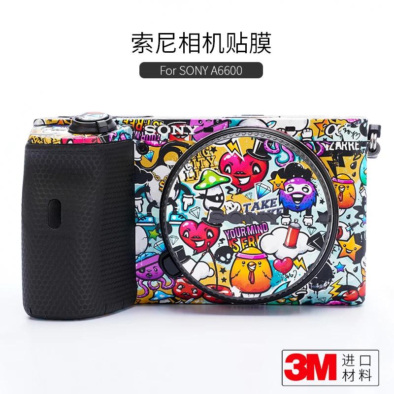 

For Sony A6600 body protection film A6600 carbon fiber sticker camouflage matte 3M full pack