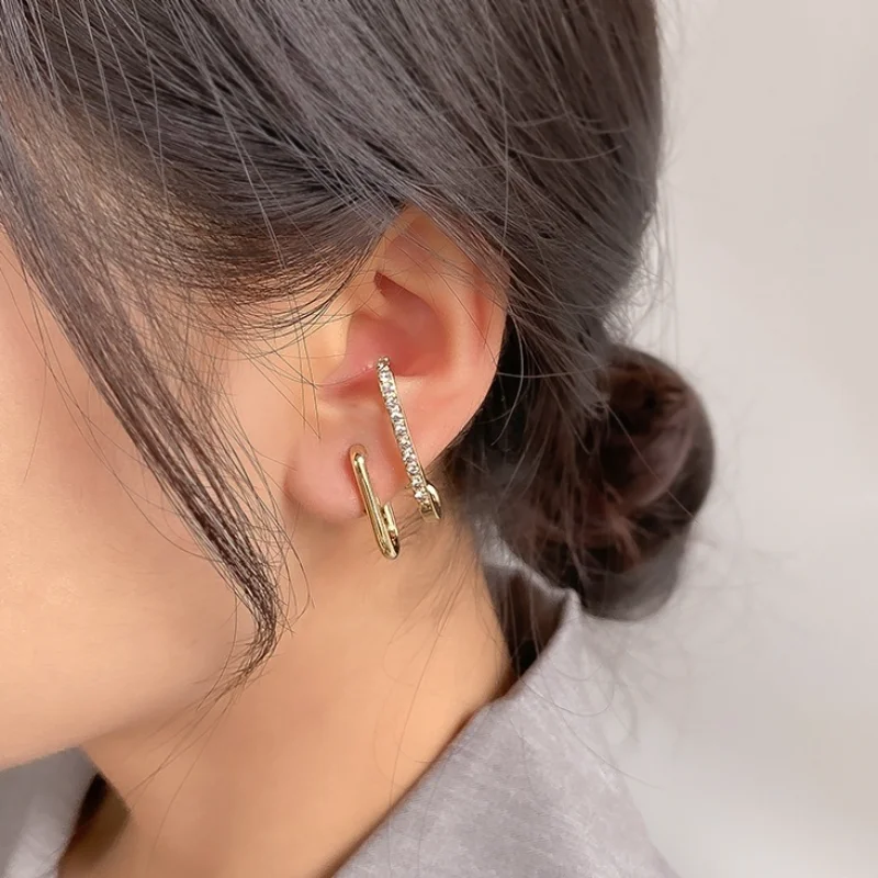 

2021 New French Style Earring Earrings Trendy Fashion Ins Cold Wind High-end Earrings Female Needle Exquisite Jewelry