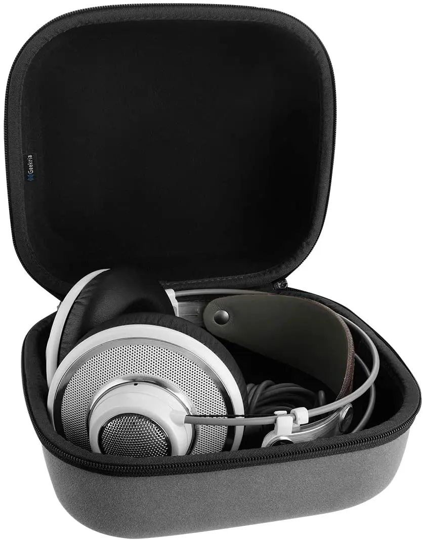 Geekria Headphones Case For AKG K240 K242 K701 K271 MKII, Hard Portable Bluetooth Earphones Headset Bag For Accessories Storage enlarge