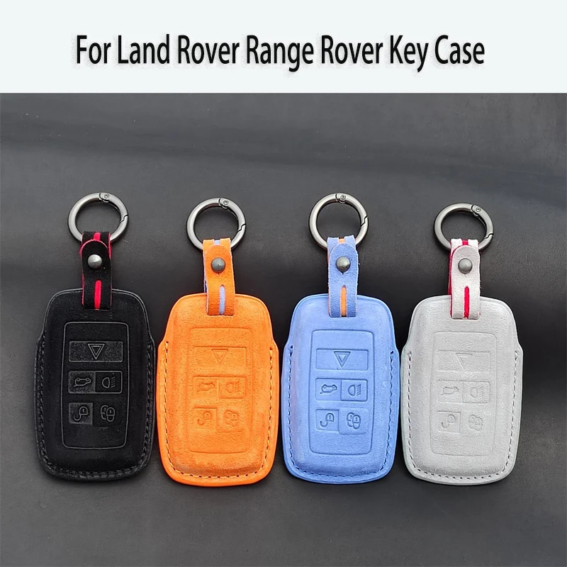 

3D замшевый смарт-ключ для Land Rover Range Rover LR2 LR4 Jaguar F-Pace F-Type XE XF XJ, брелок для ключей, аксессуары