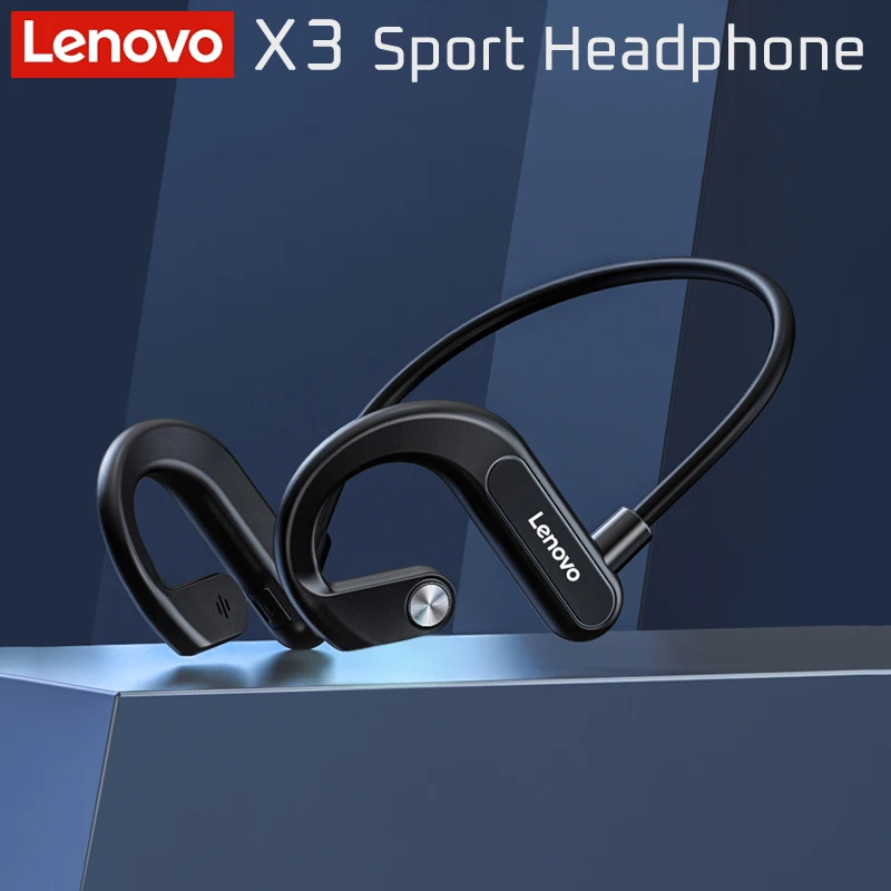 

Lenovo X3 X4 X5 X3 Pro Bone conduction Wireless Headphone Sport IPX8 Waterproof Bluetooth Headset Earphone 8GB Storage With Mic