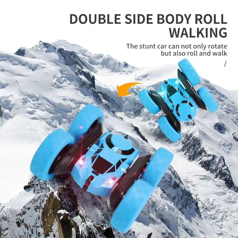 

RC Car 2.4Ghz 4CH 1:16 Stunt Drift Car Rock Crawler Remote Control Car 360 Degree Flip RC Vehicle Toys with LED Light