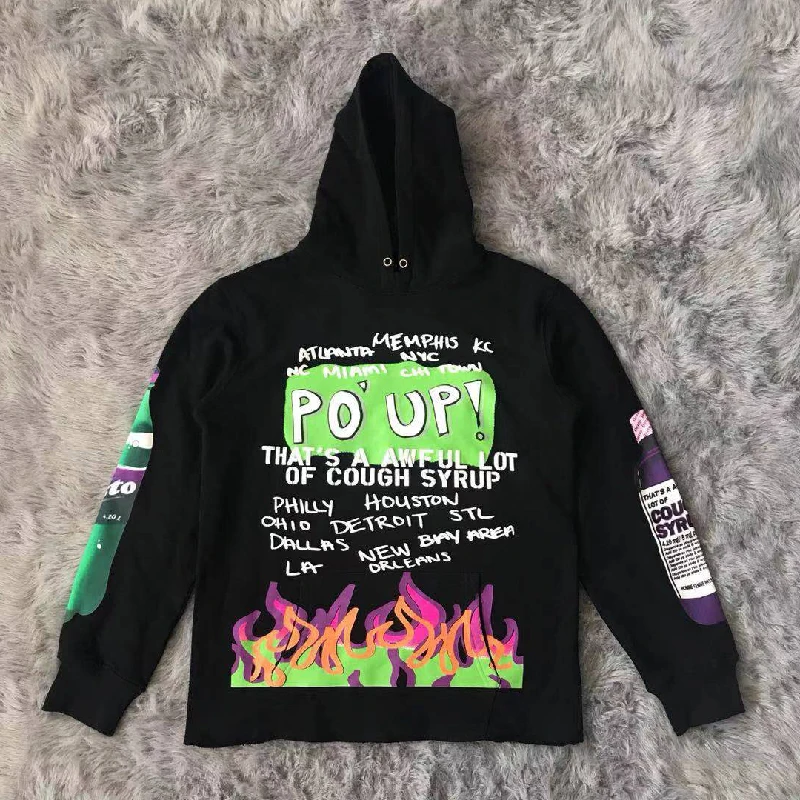 

Men Women 1:1 Foaming Printing Hoodie 2022 Winter Hoody Sweatshirts Top Quality KANYE WEST Homme Femme HOODIE Pullover