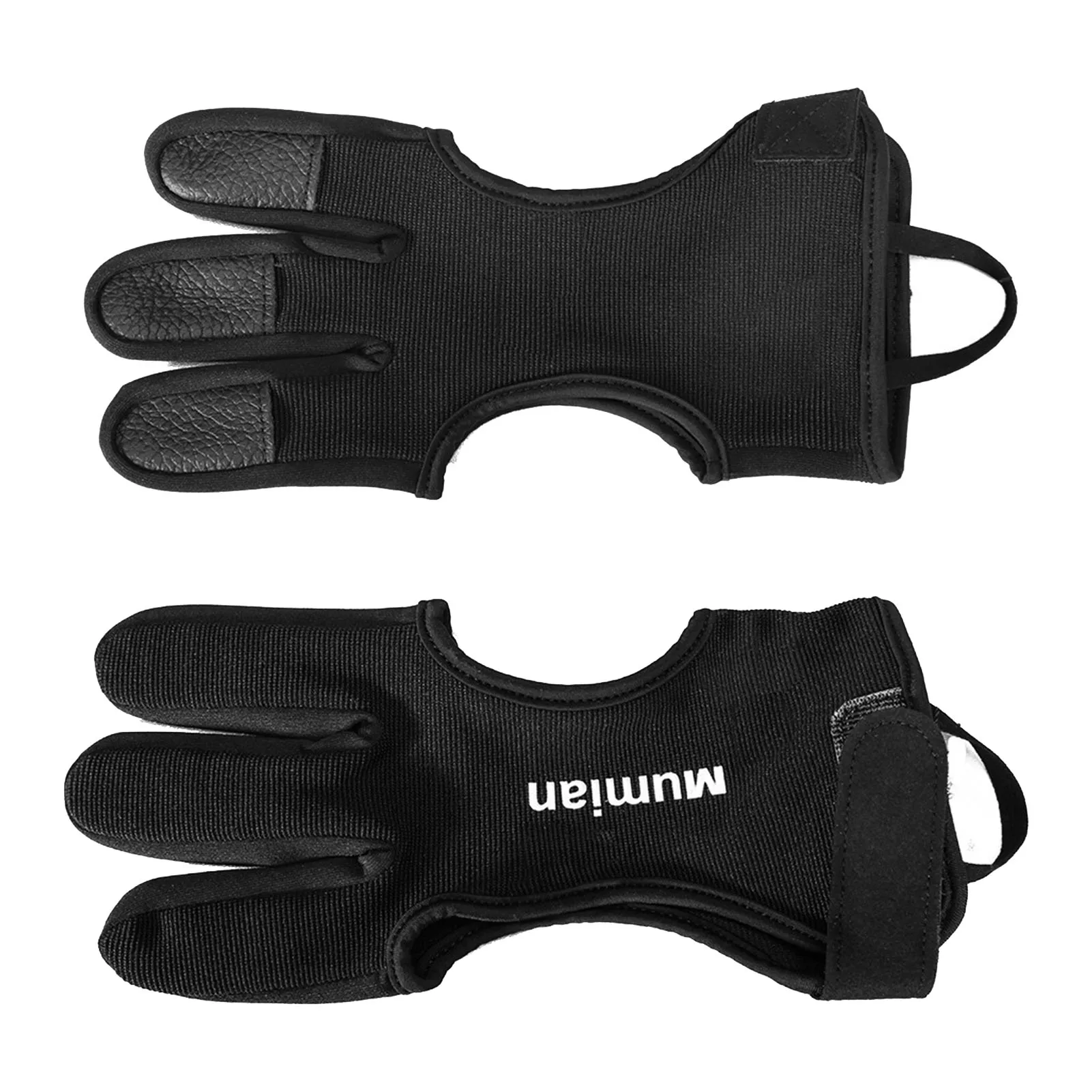 

ArcheryGlove Leather Fingertip Non-Slip Breathable 3 Finger ArcheryGloves Hunting Finger Protector Guard For Hunting Accesory
