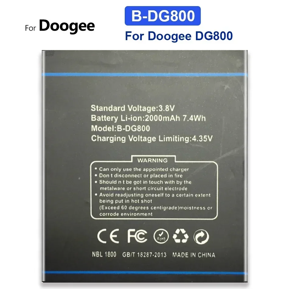 Аккумулятор мобильного телефона для Doogee DG800 VALENCIA B-DG800 портативный аккумулятор Power