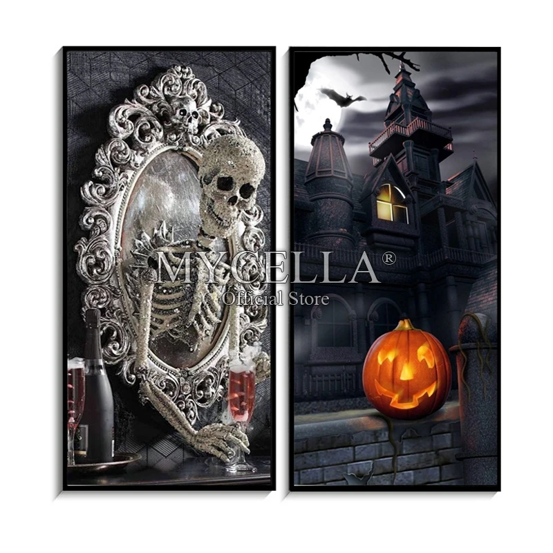 

Набор для алмазной вышивки «Ведьма и Луна», 5d