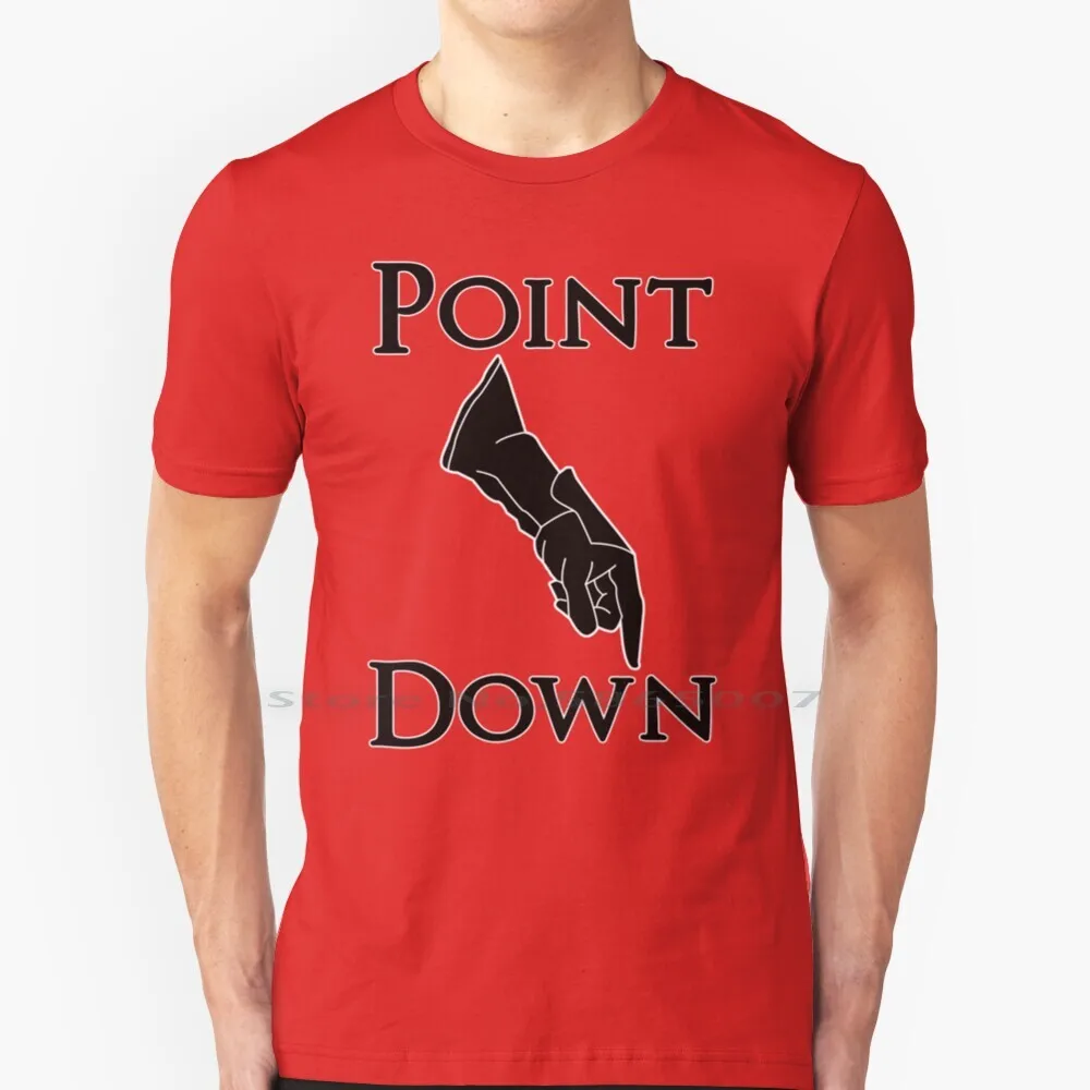 

Женская футболка из 100% хлопка с надписью «Point Down Dark души Iii», видеоигра с жестами, троллинговая футболка с изображением темных душ 3, футболка ...