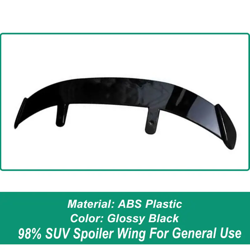 

ABS глянцевый карбоновый черный универсальный задний крыша для большинства хэтчбеков внедорожника крышка багажника автомобильный спойлер крылья внешние аксессуары Запчасти