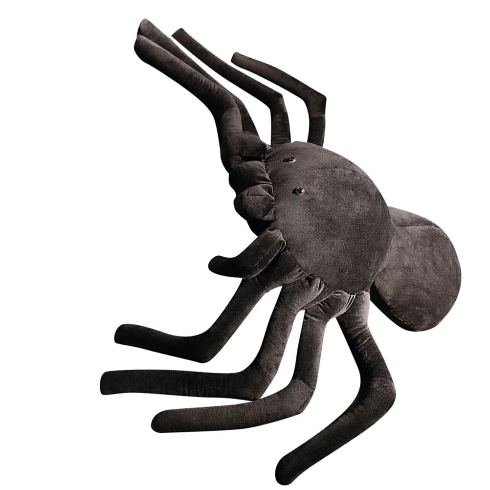 

30/40cm Giant Simulation Spider Plush Toys Stuffed Animal Soft Spider Cushion Appease Toy Throw Pillow Kids Scary Horror Toy