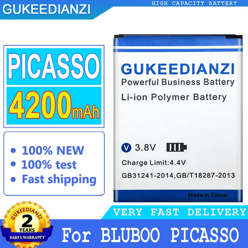 Аккумулятор большой мощности на 4200 мАч для смартфона BLUBOO PICASSO | Мобильные
