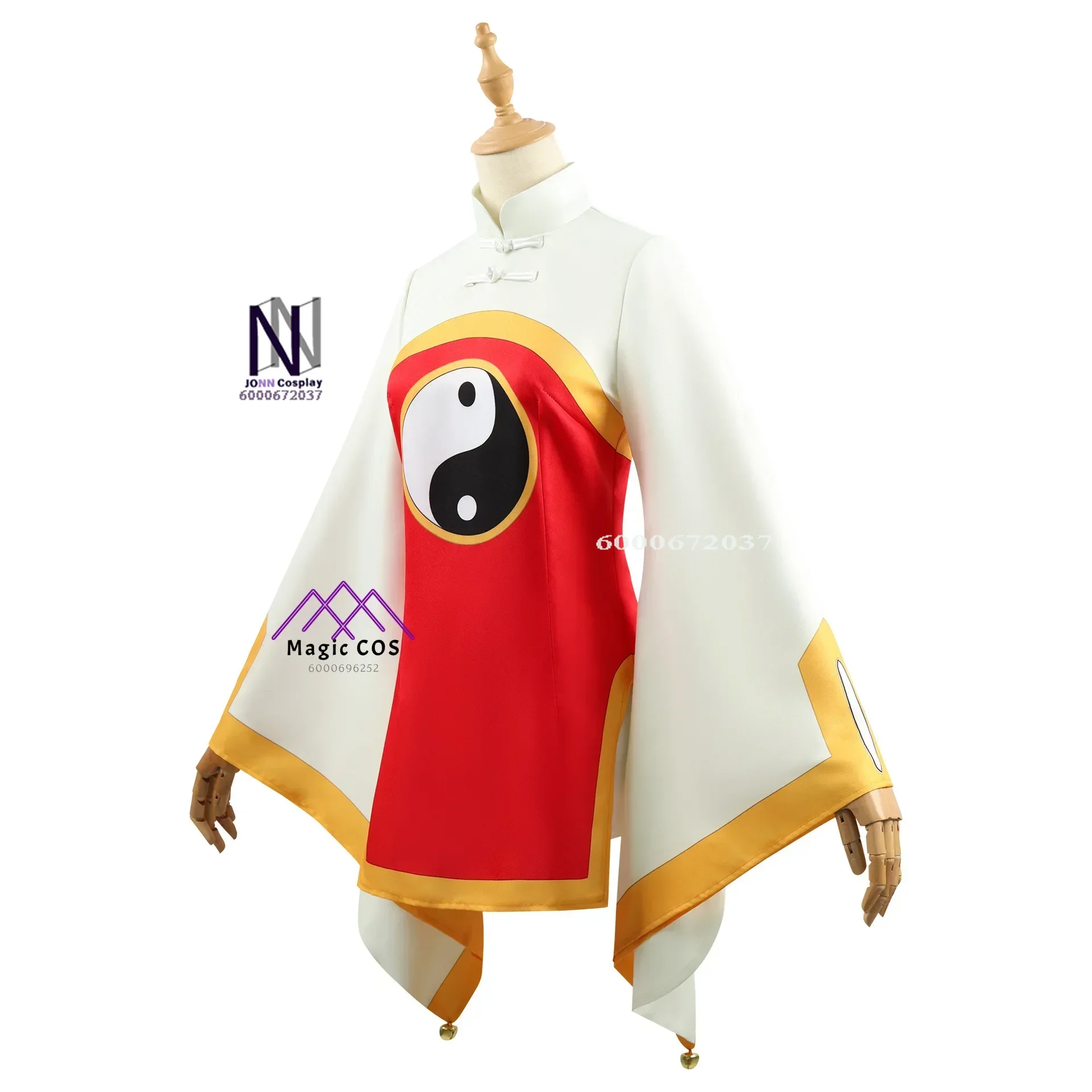 Anime Cardcaptor Sakura Meiling Li Cosplay Costume Best-selling Wig Rose Net Traditional Chinese Dress Set Budget-Friendly