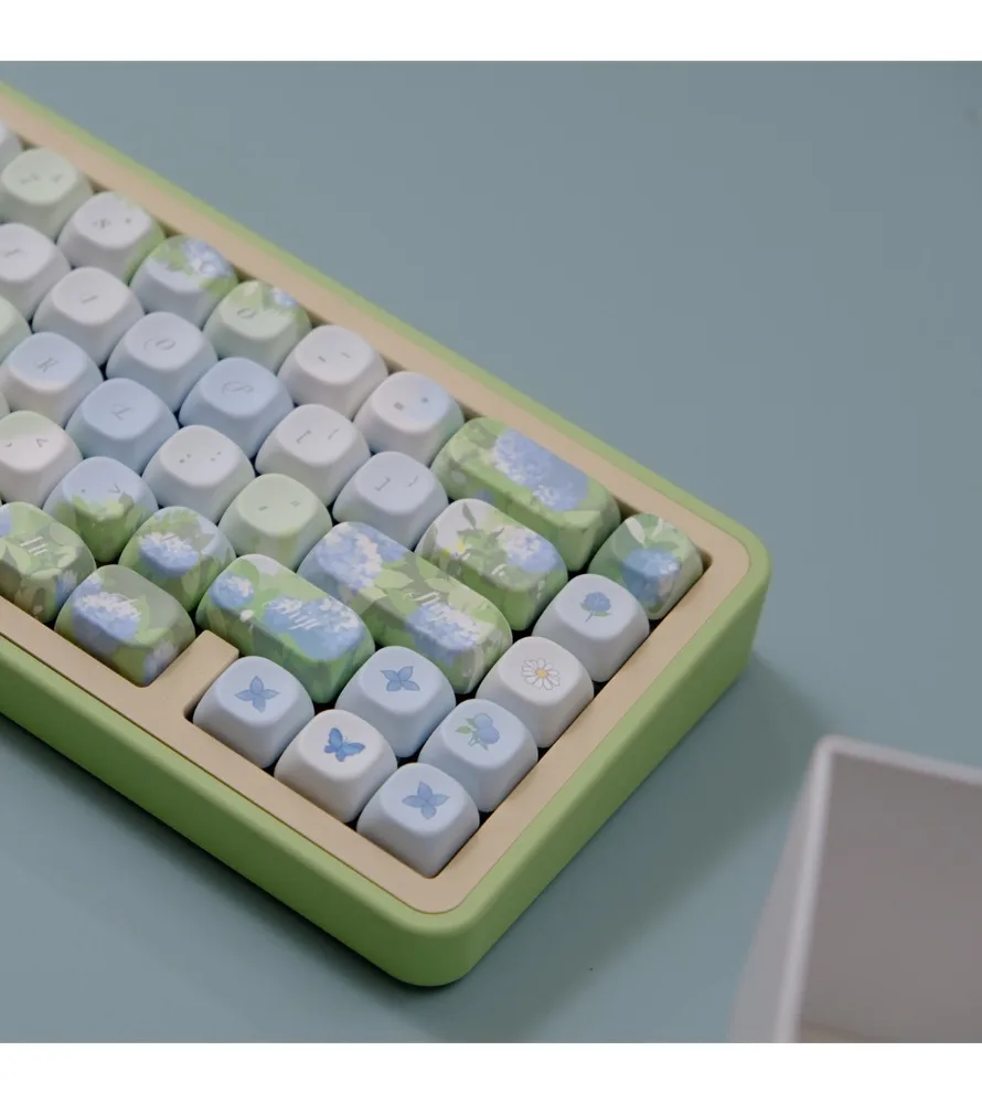 Фото Колпачки для механической клавиатуры с сублимационной печатью Wooting Summer Keycap PBTXOA (размеры) №2