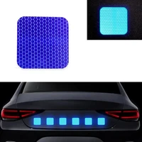 bicycle reflector stickers square reflective warning strip tape car styling car bumper reflective strips accessories pegatinas