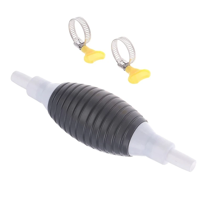 2022 New Anti-static Rubber Oil Sucker Car Manual Fuel Tank Suction Hose Pump Liquid |