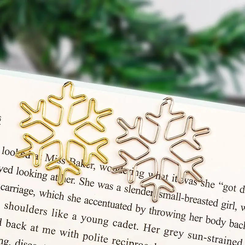 

Металлические скрепки со снежинками Befriend