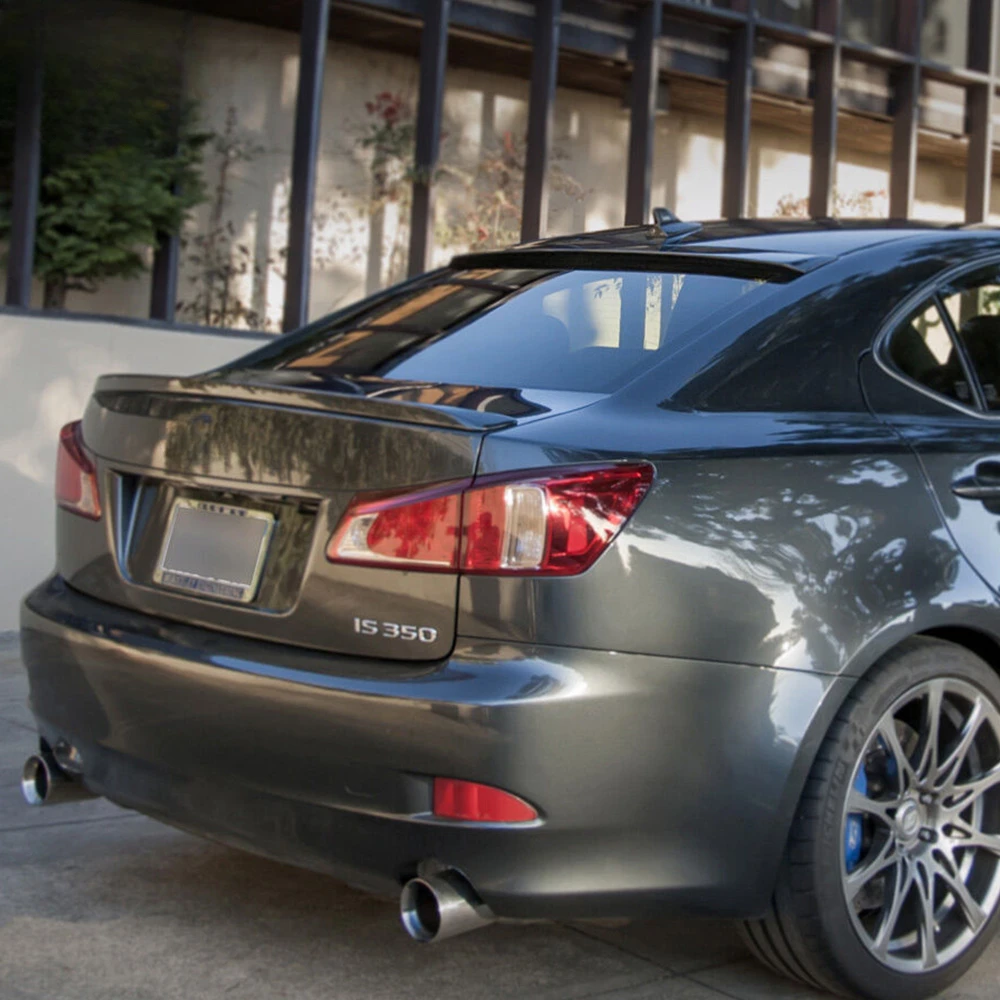 Фото Спинлер заднего крыши подходит для Lexus 2006-2013 is 250/350/ ISF F Sport VIP-стиль Заднее окно на крыше Верхнее хвостовое крыло Разделитель кузова Комплекты №5