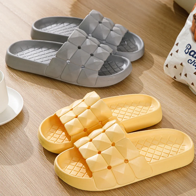 Women's Slippers Fashion Hollow Design Platform Soft Sole Home Shoes Leisure Non-slip 2023 Summer New Outdoors Women Shoes