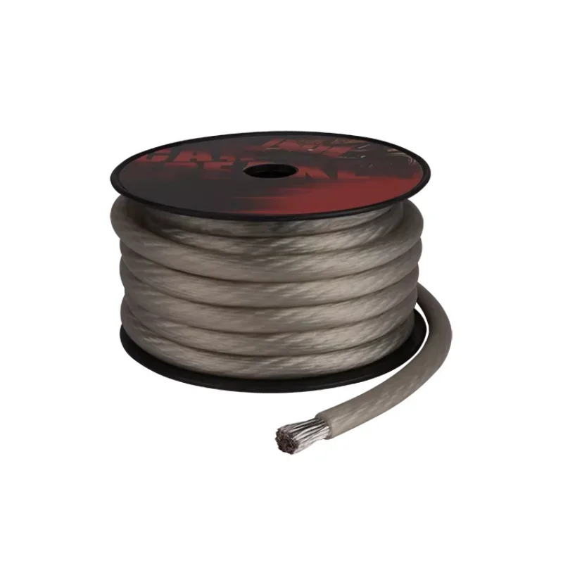 0 калибр TOFC белый провод профессиональный автомобильный усилитель силовые