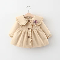 girls coats spring and autumn childrens girls baby lace trench coat tops childrens spring clothes