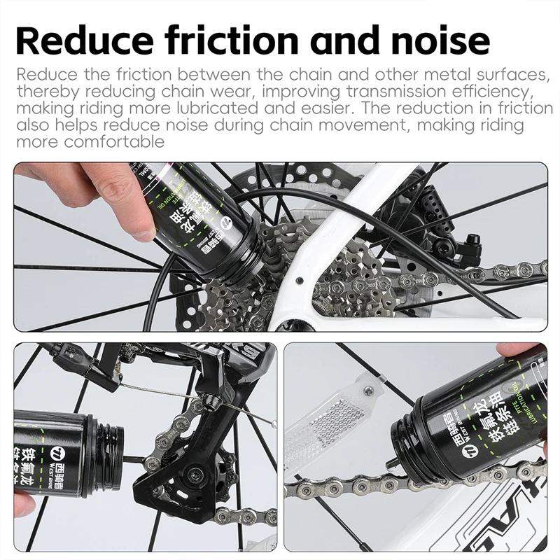 WEST BIKING 60/120 мл Долговечная смазка для велосипедной цепи PTFE Масло цепей