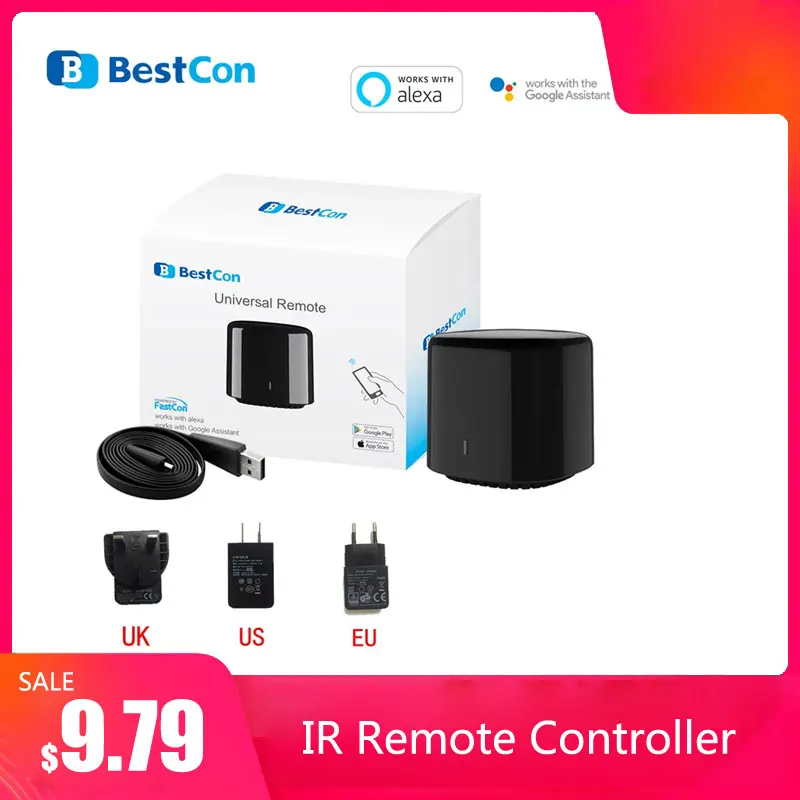 Broadlink Bestcon RM4C Mini Universe 4G Wifi IR пульт дистанционного управления совместимый с Alexa Google Assistant для Ac