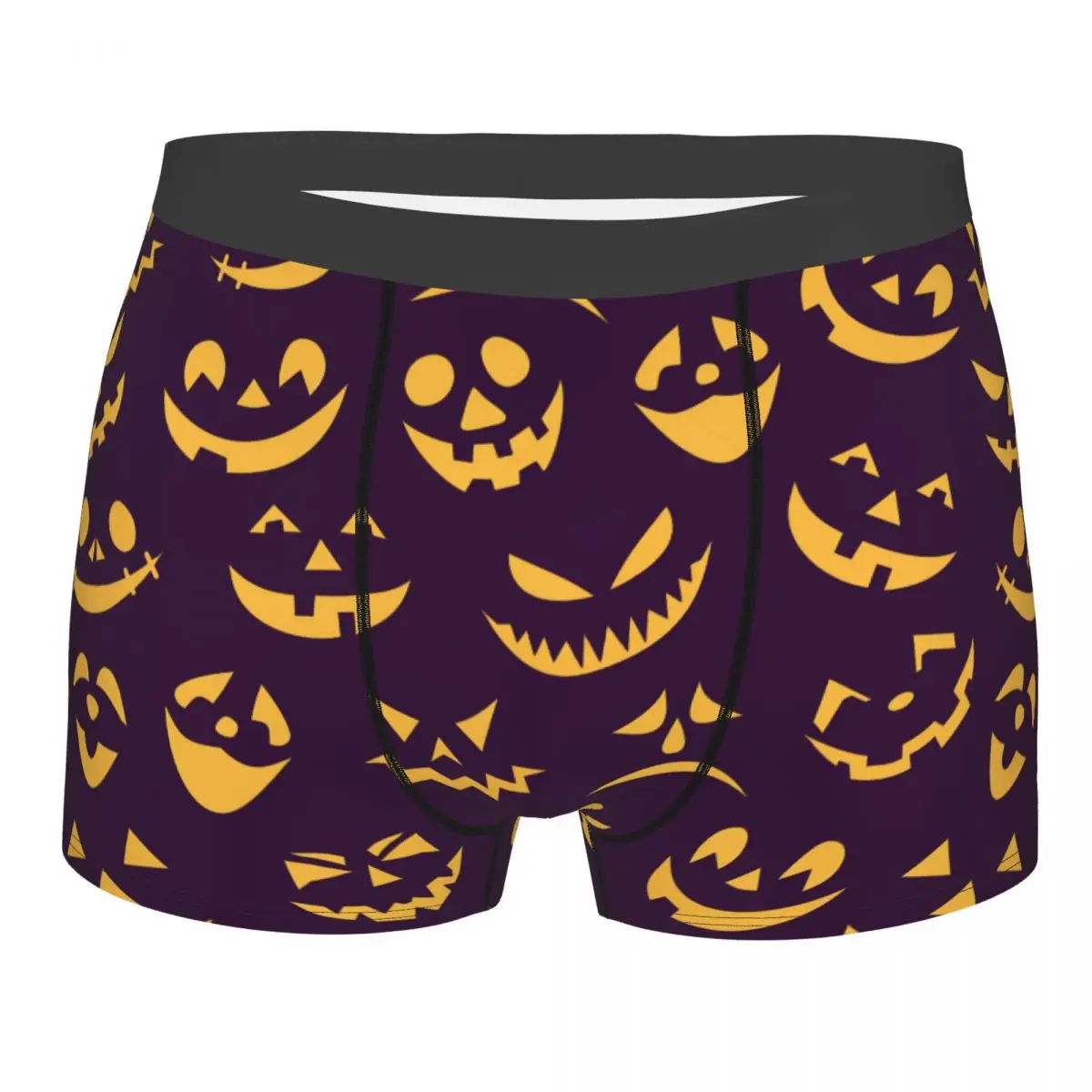 

Забавное нижнее белье с тыквой, черепом, брифы, мужское нижнее белье с принтом