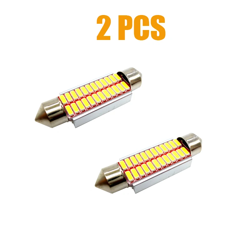 2/4 шт. Festoon C5W светодиодная лампа для салона автомобиля для Lada Granta Vaz Kalina 2 Priora Niva Samara 2110 Largus 2109 2107 4X4 Canbus