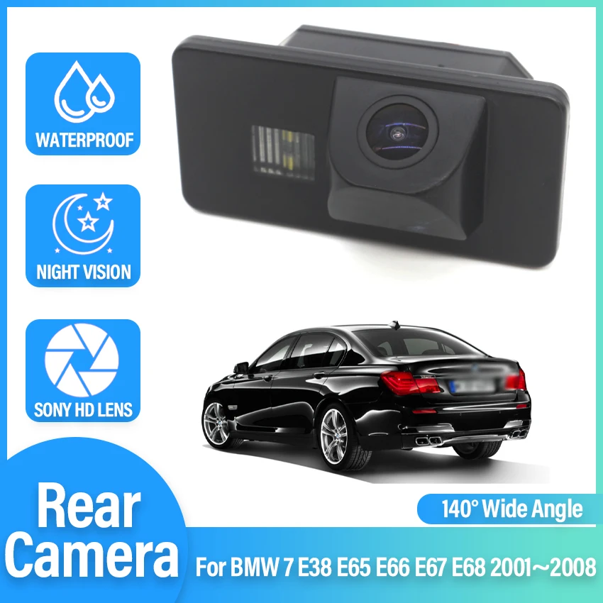 

Rear View camera CCD Night Vision Reverse Backup Camera license plate camera For BMW 7 E38 E65 E66 E67 E68 2001~2006 2007 2008