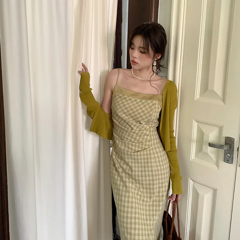 XiuXiangXiang Thirteen Row 2024 Summer New Solid Color Long Sleeve Knitted Cardigan Women's Versatile Sun Protection Cover Ups