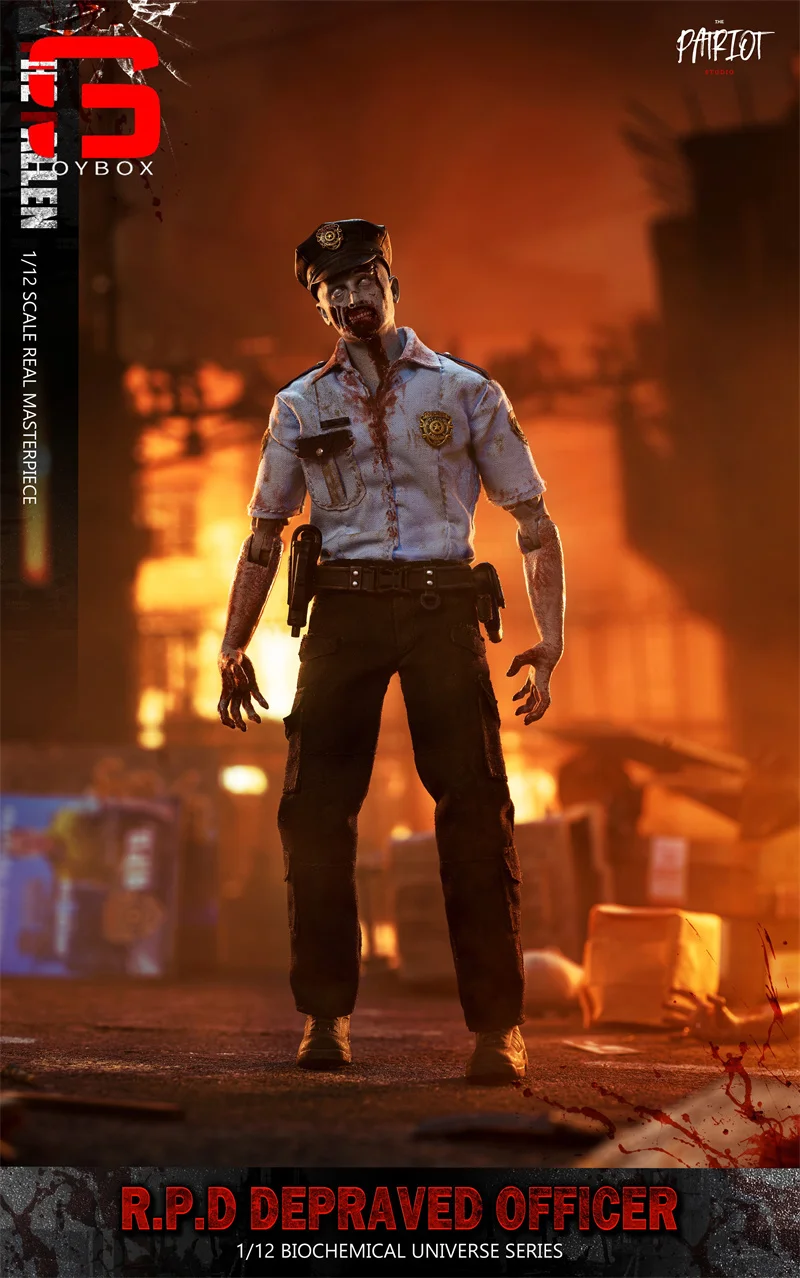 В наличии Patriot studio 1/12 RPD Depraved Officer Fallen Anger Фигурка Модель 17 см Мужской солдат Кукла