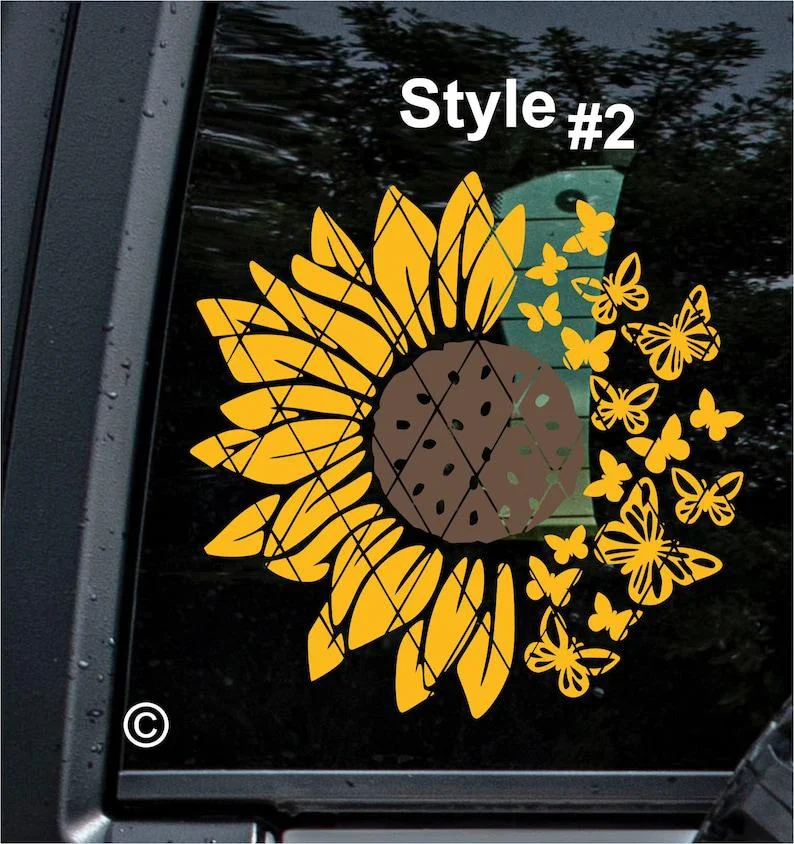 Для бабочек и оформления дневного света ~ Стиль #3 Monogram Decal ~(# SS078)