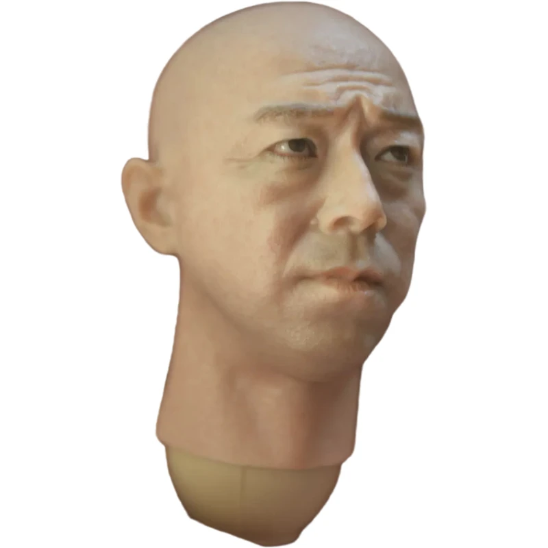 1:6 азиатская голова Бо Хуан резная для 12-дюймовой мужской фигурки HT игрушки тела |