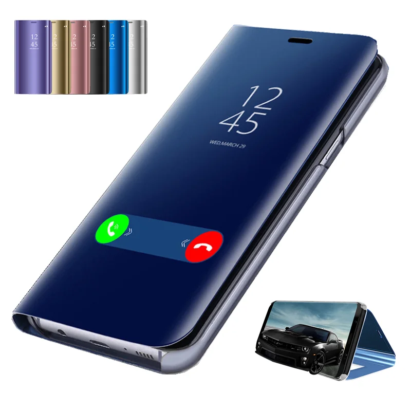 Роскошный зеркальный умный флип-чехол для Xiaomi Mi 5X Xaiomi m i Mi5X 5 X Etui оригинальные