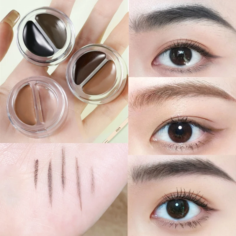 

Гель-помада для бровей, 3 цвета, водостойкий, стойкий