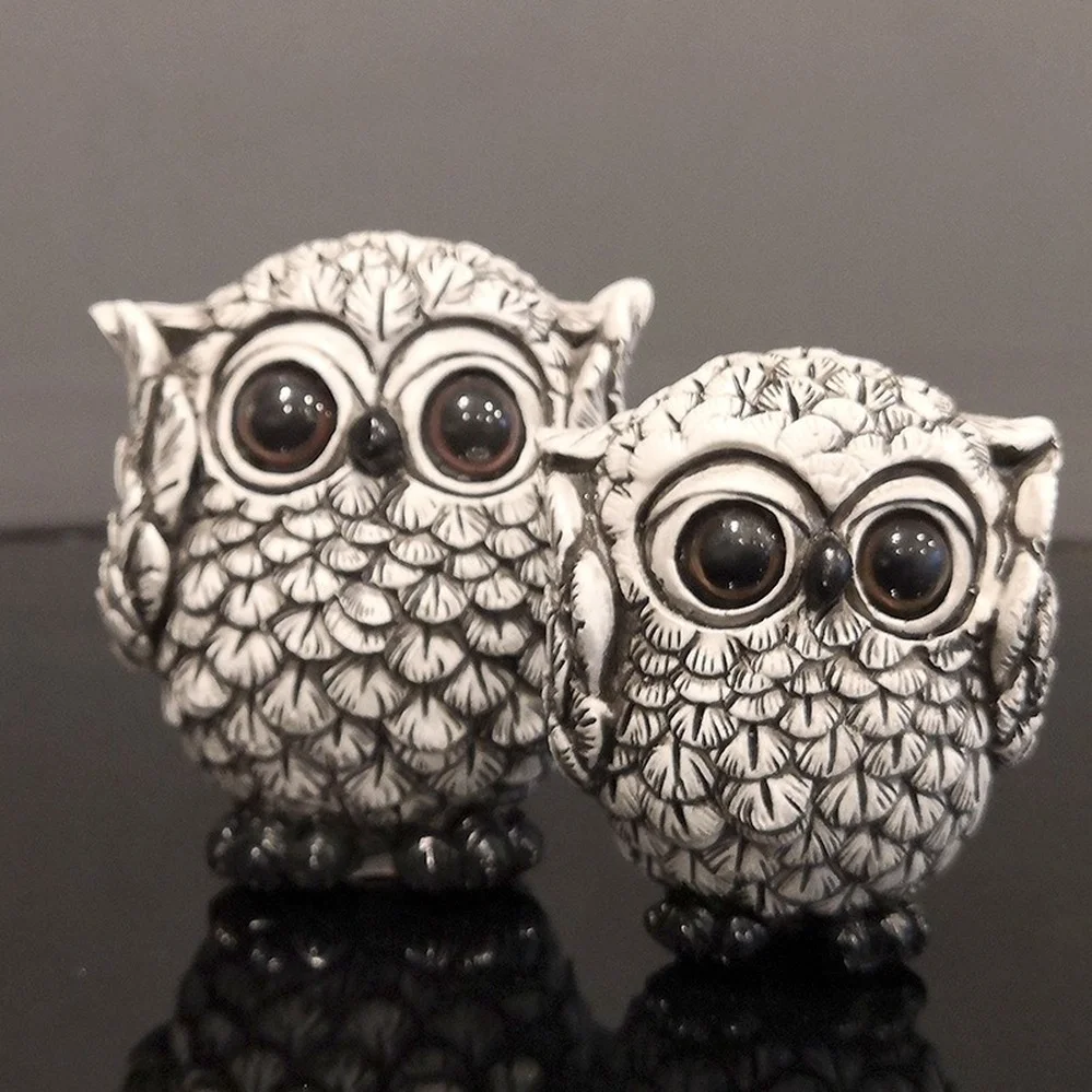 

Украшение в виде совы, простое мягкое украшение для дома, украшения из смолы, гостиная, винный шкаф, животное из смолы