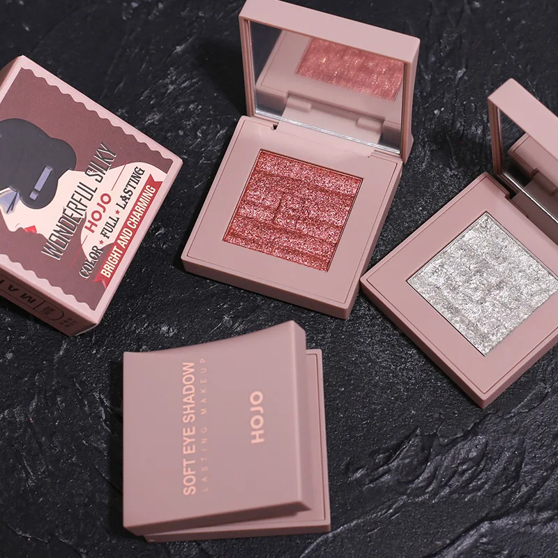 

Makeup HOJO Pictorial Girl Monochrome Eye Shadow Ins Super Fire Pearl Matte Fine Flash Nose Shadow Waterproof Eye Shadow Plate