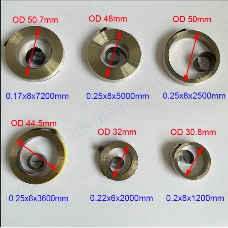 

Пружины из стали 0,25x8x5000 мм