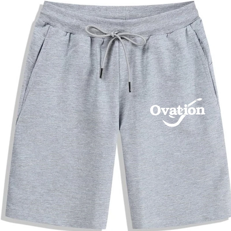 

rare Ovation Guitars series Logo Black NEW Men Shorts Leisure