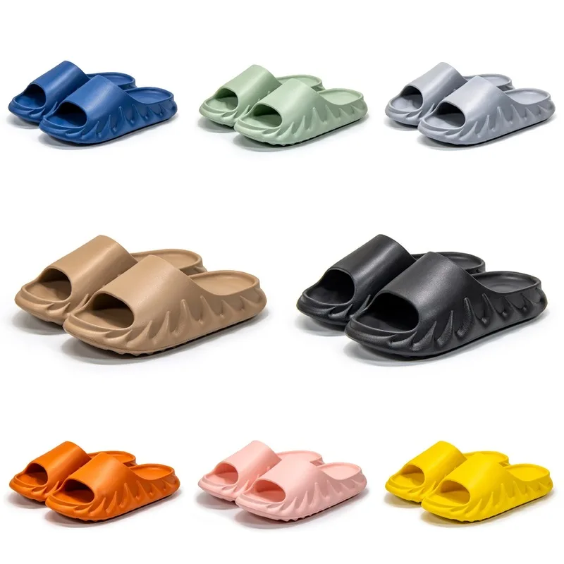 

Men Beach Slippers High Heels Women Slide Sandals Shower Thick Sole Soft Couple Massage Bread Slippers Bathroom Shoes Non-slip