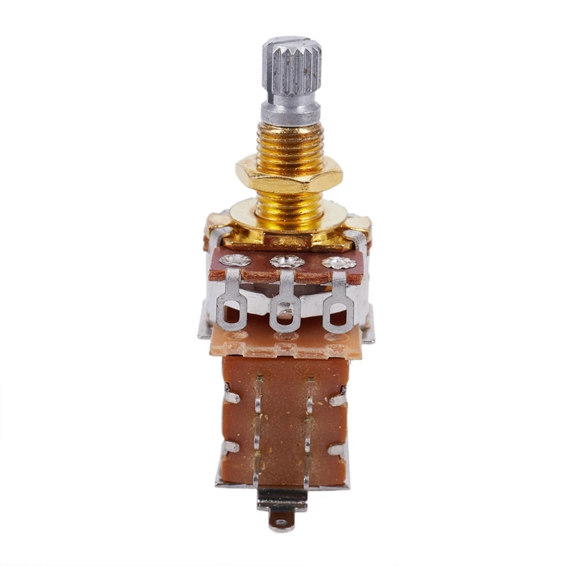

6X Guitar Pots 500K Short Split Shaft Audio Taper Push/Pull Potentiometer