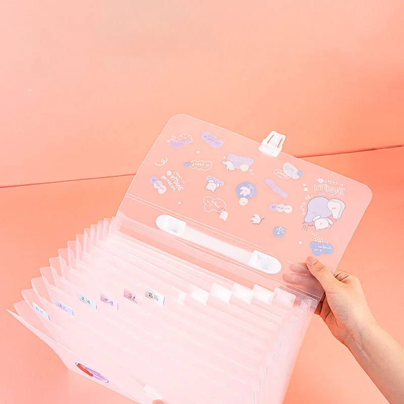 

Portable Desk File Folder Document Paper Organizer Storage Holder Multilayer Expanding Box File Tray School Office Stationery