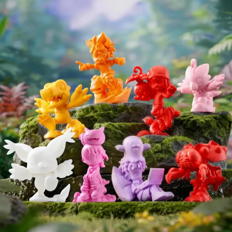 Оригинальный набор фигурок Kayou Digimon Blind Box Vol.1: Wargreymon, Metalgreymon, Angewomon. Загадочная коробка, модель для декора рабочего стола, подарок. (art.: 3920dc68e031d) - 3920dc68e031d