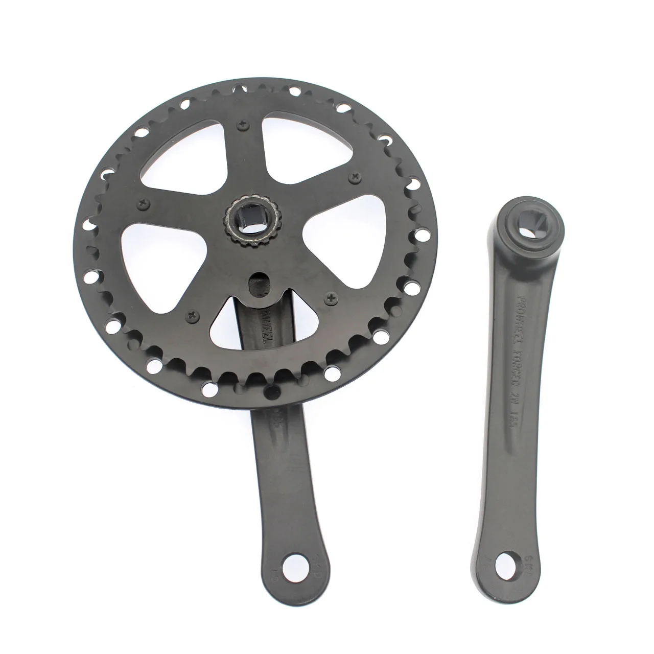 Односкоростной велосипедный кривошипный комплект 40T 165 мм звездообразная