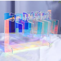 aurora false nail color showing shelf acrylic transparent nail art storage rack works display chart korean style manicure tools