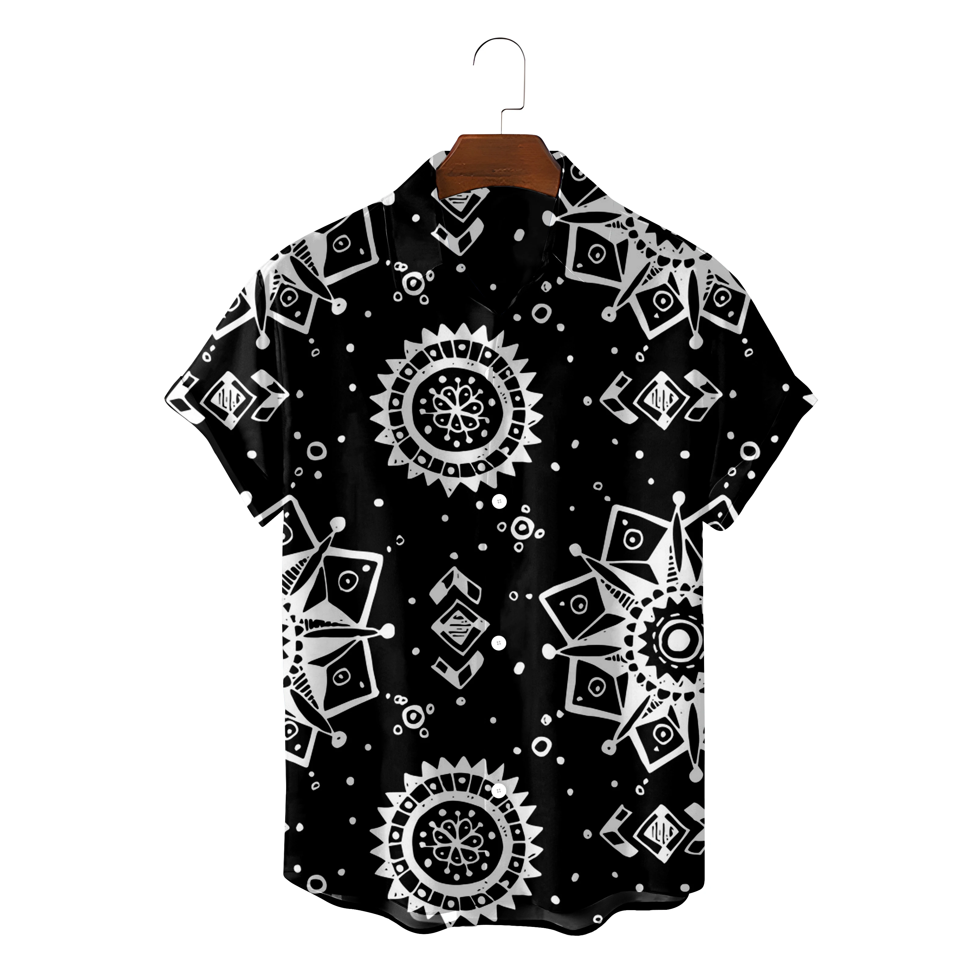 

Гавайская рубашка мужская уютная, модная пляжная винтажная одежда в этническом стиле, этническая одежда, лето